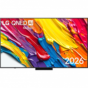 Телевизор ЖК 85`` LG / LG 85QNED83B6A.ARUG / Телевизор ЖК 85`` LG/ 85", Ultra HD, QNED MiniLED, Dynamic QNED Color, Edge Led, Smart TV (WebOS 26), Wi-Fi 5, DVB-T2/C/S2, MR, 120Hz Native (VRR 144Hz), 2.0ch (20W), 4хHDMI, 2хUSB, 2 Pole, черный графит, 2026