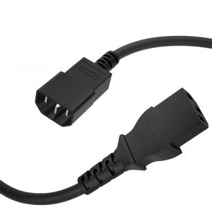 Кабель питания / Greenconnect GCR-54325 / GCR PRO Кабель питания удлинитель черный, 10.0m, С13 - С14, 30,5mm, медь