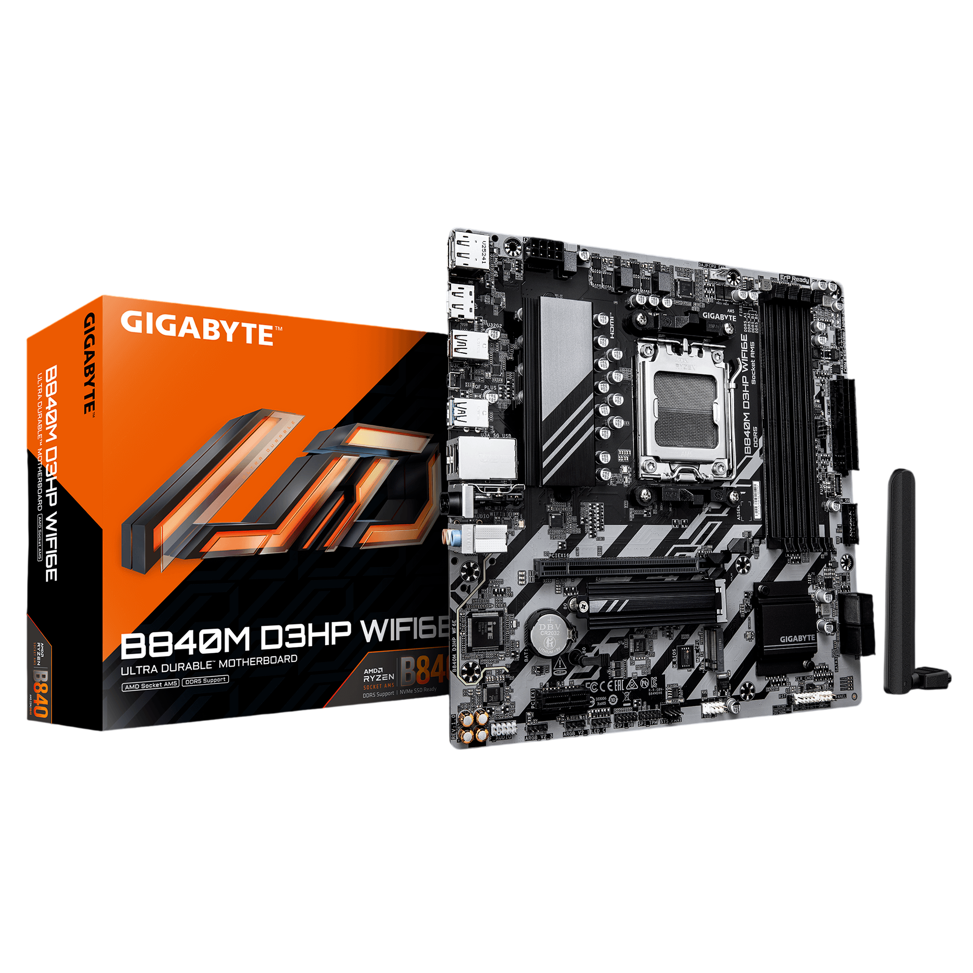 Материнская плата / Gigabyte B840M D3HP WF6E / Материнская плата/ B840M D3HP WF6E