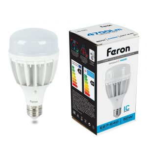 Лампа светодиодная / FERON 25539 / Лампа светодиодная/ Лампа светодиодная LED 50вт Е27/Е40 дневной