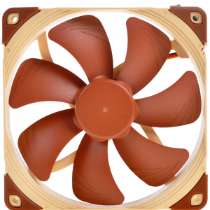 Кулер для корпуса / Noctua NF-A14 FLX / Кулер для корпуса/ Case Cooler Noctua NF-A14 FLX (140x140x25mm, 3-pin, 67.98FM, 19.2dBA, 1200RPM, Beige/Brown)