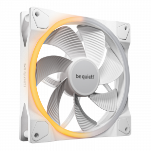 Кулер для корпуса / be quiet! LIGHT WINGS 140mm PWM Reverse White / Кулер для корпуса/ Case Cooler be quiet! LIGHT WINGS 140mm PWM Reverse White (140x140x25mm, 4-pin PWM, ARGB, 51.4CFM, 25.5dBA, 1300RPM, White)
