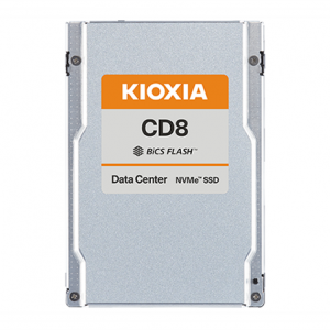 KIOXIA Enterprise SSD 2,5"(SFF/U.2), CD8-R, 1920GB (1.92TB), NVMe 1.4/PCIe 4.0 1x4, R7200/W3500MB/s, IOPS(R4K) 1250K/150K, MTTF 2,5M, 1DWPD/5Y (Read Intensive), 3D-TLC, 15mm