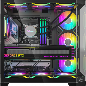 Formula V Line Crystal Z6 Black, ATX, Left & Front & Bevel side Tempered Glass, TYPE-C*1, USB3.0*2