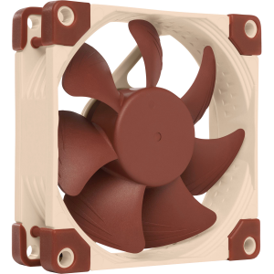 Кулер для корпуса / Noctua NF-A8 PWM / Кулер для корпуса/ Case Cooler Noctua NF-A8 PWM (80x80x25mm, 4-pin PWM, 32.67CFM, 17.7dBA, 2200RPM, Beige/Brown)