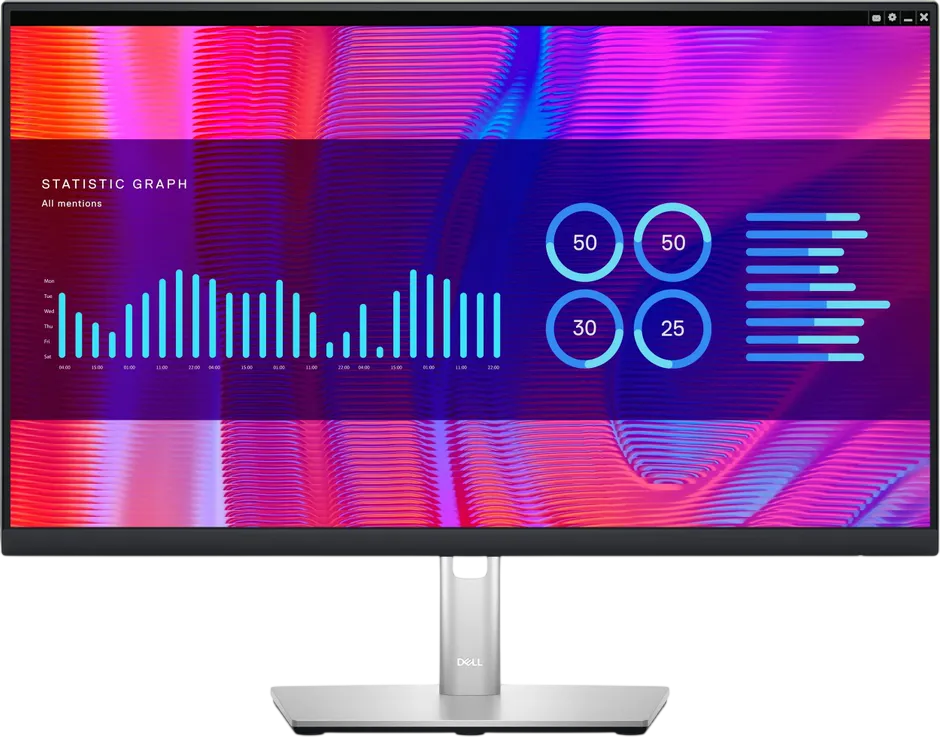 Мониторы LCD / Dell 23.8" P2423DE / Монитор Dell 23.8" P2423DE, 169, IPS, QHD, 5ms, 300cd, 60Hz, HDMI, DP, USB, USB-C, LAN, HAS
