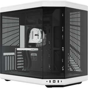 Корпус без блока питания / HYTE Y70 (CS-HYTE-Y70-BW) / Корпус без блока питания/ Case HYTE Y70, Midi-Tower, TG, no fans, 2xUSB-A 3.2, 1xUSB Type-C, E-ATX, ATX, mATX, mITX Black Panda