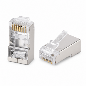 Разъем RJ45 стандартный тип сетевого коннектора, используемый для подключения кабелей категории 6a.Тип 8P8C предназначен для подключения экранированных кабелей (FTP) с толщиной изоляции до 1.3 мм / Advant ADV6a-FRJ45 / Разъем RJ45 стандартный тип сетевого коннектора, используемый для подключения кабелей категории 6a.Тип 8P8C предназначен для подключения экранированных кабелей (FTP) с толщиной изоляции до 1.3 мм