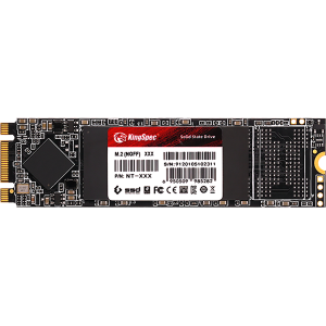 Твердотельный накопитель / Kingspec NT-128 2280 / Твердотельный накопитель/ Kingspec SSD NT-128 2280, 128GB, M.2(22x80mm), SATA3, R/W 500/450MB/s, IOPs н.д./н.д., TBW 60, DWPD 0.4 (3 года)