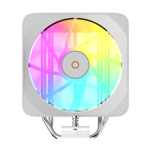 Ocypus Delta A40 EX WH Digital, 120mm ARGB FAN, Top Display Panel, 4 HEAT PIPES, 4-PIN PWM, 500-1800 RPM, 29DBA, HYDRO BEARING, LGA115X/1200/1700/18XX, AM4/AM5