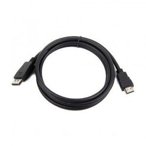 Кабель DisplayPort-HDMI / Cablexpert CC-DP-HDMI-7.5M / Кабель DisplayPort-HDMI Cablexpert CC-DP-HDMI-7.5M, 20M/19M, 7.5м, черный, экран, пакет