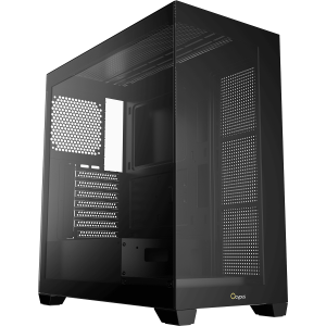 Корпус ПК без блока питания / Ocypus Gamma-C72-BKD000XX-GL / Корпус ПК без блока питания/ Case Ocypus Gamma C72 BK, Midi-Tower, TG, no fans, 2xUSB-A 2.0 + 1xUSB-A 3.0, ATX, mATX, mITX Black