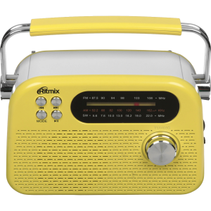 Радиоприёмник портативный / RITMIX RPR-045 Лимонный / Радиоприёмник портативный/ RITMIX RPR-045 Лимонный