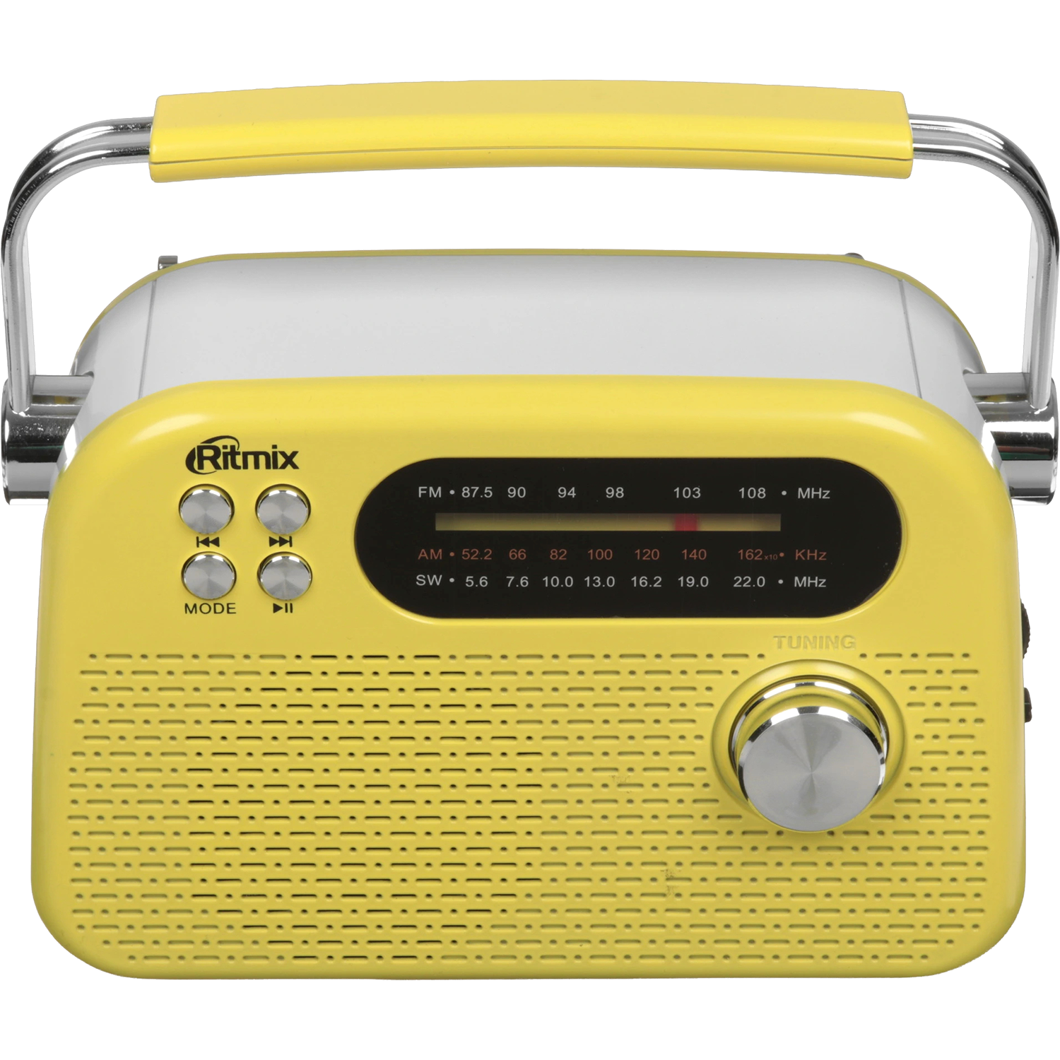 Радиоприёмник портативный / RITMIX RPR-045 Лимонный / Радиоприёмник портативный/ RITMIX RPR-045 Лимонный