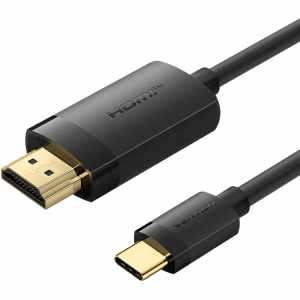 Кабель Vention USB Type C M  -  HDMI M - 2м. / Кабель Vention 2.0 м (CRIBH) / Кабель Vention USB Type C M  -  HDMI M - 2м.