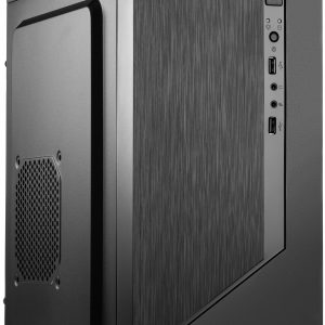 Корпус без блока питания / Foxline FZ-015 / Корпус без блока питания/ Case Forza mATX, w/o PSU, 2xUSB2.0, Black, w/o FAN, no power cord