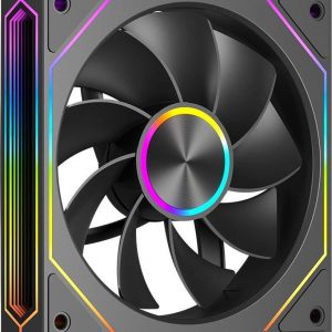 Вентилятор для корпуса / PcCooler F3 X120R ARGB BK / Вентилятор для корпуса PcCooler F3 X120R BK Reverse ARGB 120х120x25 черный 4-pin 28.4дБ (F3 X120R ARGB BK) Ret