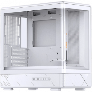 Корпус без блока питания / JONSBO D200 White / Корпус без блока питания/ Case JONSBO D200, Mini-Tower, TG, no fan, 2xUSB-A 3.0 + 1xUSB-C 3.2, mATX, mITX White