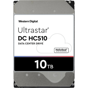 Жесткий диск / HGST Ultrastar HC510 10Tb HUH721010ALN604 / Жесткий диск/ HDD HGST SATA Server 10Tb Ultrastar HC510 7200 6Gb/s 256MB 1 year warranty (replacement ST10000NM017B, ST10000NM001G, HUH721010ALE604, WUS721210BLE6L4, MG10ADA10TE, ST10000NM018G)