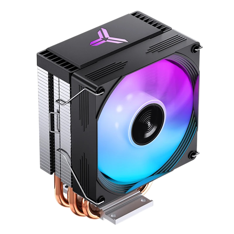 Кулер для процессора / JONSBO CR-1300 EVO Color Black / Кулер для процессора/ CPU Cooler JONSBO CR-1300 EVO Color (160W, 4-pin PWM, 128mm, Al/Cu, 4x6mm, ARGB, 1x90mm, 42CFM, 28.2dBA, 2000RPM, S 1851/1700/1200/115X, AM4/AM5 Black)
