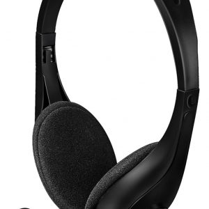 Наушники с микрофоном / A4Tech HU-9 (BLACK) / Наушники с микрофоном A4Tech HU-9 черный 1.8м накладные USB оголовье (HU-9 (BLACK))