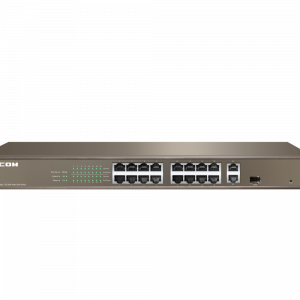 Коммутатор / Tenda F1218P-16-250W / Коммутатор 16FE+ 2GE POE SFP F1218P-16-250W IP-COM