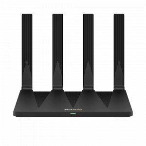 Двухдиапазонный гигабитный Wi-Fi 6 роутер / Tenda AX12 Pro / Двухдиапазонный гигабитный Wi-Fi 6 роутер/ Tenda AX12 Pro Двухдиапазонный гигабитный Wi-Fi 6 роутер AX3000, 2,4/5 ГГц, до 2976 Мбит/с, LAN 3x1Гбит/с, WAN 1x1Гбит/с, антенны 4х7 дБи, черный
