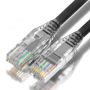 Патч-корд / Greenconnect RJ45(m) - RJ45(m) Cat. 5e UTP 10м черный / GCR Патч-корд 10.0m LSZH UTP кат.5e, черный, коннектор ABS, 24 AWG, ethernet high speed 1 Гбит/с, RJ45, T568B
