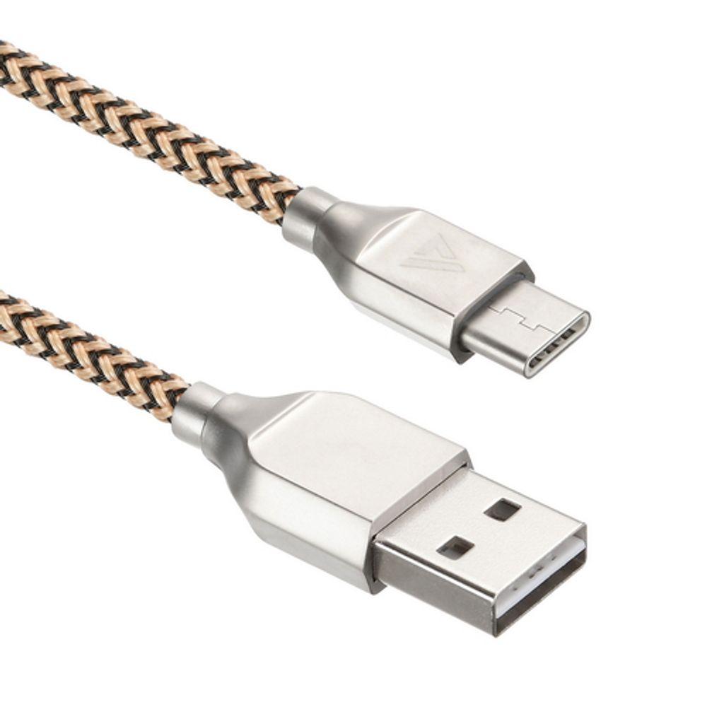 Кабели USB / ACD Systems ACD-U927-C2Y / Кабели USB ACD USB кабель ACD-Titan Type-C ; USB-A Нейлон, 1м, желто-черный (ACD-U927-C2Y) (550922)