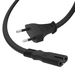 Кабель питания / Greenconnect GCR-54266 / GCR PRO Кабель питания черный, 0.5m, плоская вилка - C7, 20,75mm, медь