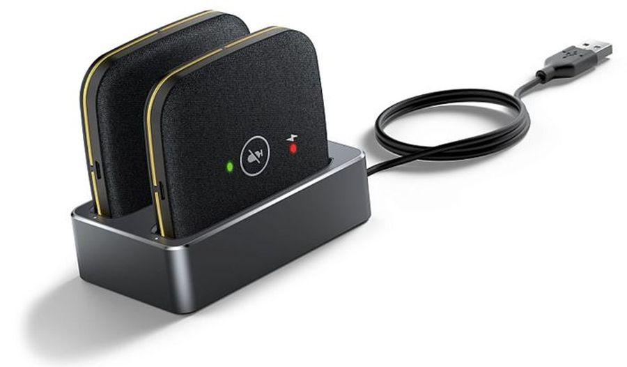 Спикерфон / Yealink CPW65-DECT-DUO / Спикерфон Yealink черный (CPW65-DECT-DUO)