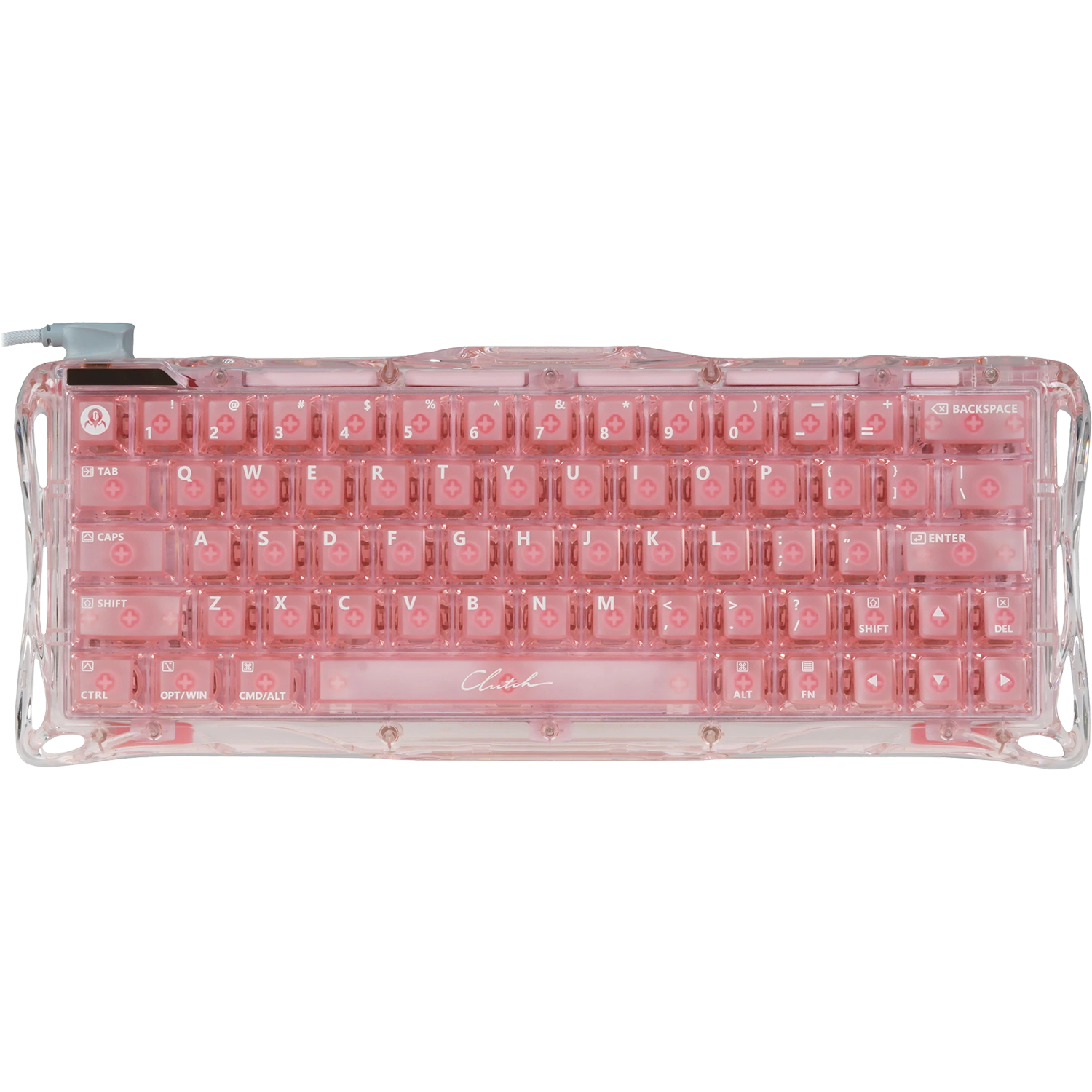 Игровая клавиатура / Gravastar Mercury V60 Crystal Rose (6972448924481) / Игровая клавиатура/ Клавиатура с магнитными свичами Gravastar Mercury V60 XTAL PNK