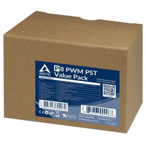 Вентилятор корпусной / ARCTIC ACFAN00154A / Вентилятор корпусной ARCTIC Cooling P8 PWM PST Value Pack (Black/Black) - retail (ACFAN00154A) (702072)