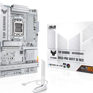 ASUS TUF GAMING B850-PRO WIFI7 W NEO, AM5, B850, 4*DDR5, 4*SATA, 3*M.2, 4*USB 3.2, 2*USB 2.0, Type-C, 3*PCIx16, 2*PCIx1, DP+HDMI, ATX; 90MB1NW0-M0EAY0