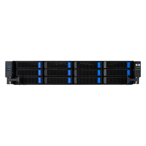 ASUS RS720-E11-RS12U 2U, 2x LGA4677, 32x DDR5(4800), 12x 3,5 (8xNVMe/SAS/SATA+4 NVMe/SATA), 2xM.2 slot 2280, 6x PCIe G5 x8 or 3 x PCIe G5 x16, up to 4 dual-slot GPUs, 1x OCP 3.0, 2x10Gbe RJ45, 2x2600W