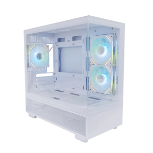 1STPLAYER MIKU Mi5 ARGB White / mATX / 3x120mm ARGB fans / Mi5-WH-2FC7R-W-1FC7-W