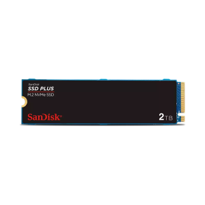 SanDisk SSD PLUS M.2 2280 NVMe 2Tb, 3200MBs/3000MBs TBW 100, SDSSDA3N-2T00-G26, 1 year