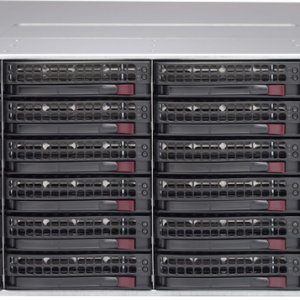 Supermicro Storage JBOD Chassis 4U 847E1C-R1K23JBOD Up to 44 x 3.5" (24 front + 20 rear)/Expander Backplanes(4xminiSASHD SFF-8644)
