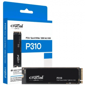 Crucial SSD Disk P310 500GB M.2 2280 NVMe (PCIe Gen 4 x4) SSD (6000 MB/s Read 3500 MB/s Write), 1 year, OEM