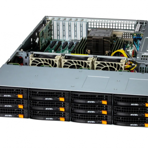 Supermicro SuperServer 2U 522B-ACR12H 1x6520P/ 4x64GB/ 1xSSD SATA 1.9TB/ SFT-DCMS-SINGLE