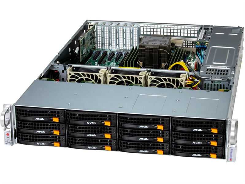 Supermicro SuperServer 2U 522B-ACR12H 1x6520P/ 4x64GB/ 1xSSD SATA 1.9TB/ SFT-DCMS-SINGLE
