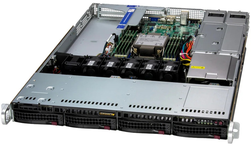 Supermicro SuperServer 1U 512B-WR 1x6520P/ 4x64GB/ 1xM.2 NVMe 480GB/ SFT-DCMS-SINGLE