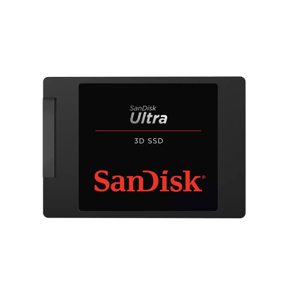 SanDisk Ultra 3D SSD 2,5” SATA 2Tb, TBW 500, SDSSDH3-2T00-G26, 1 year