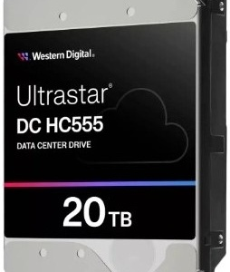 Western Digital Ultrastar DC HС555 HDD 3.5" SAS 20TB, 7200 rpm, 512MB buffer, 512e, 1 year