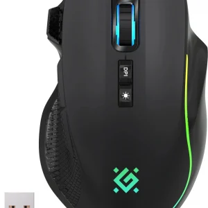 Мышь Defender Immortal черный/темно-синий оптическая 10000dpi беспров. BT/Radio USB для ноутбука 8but (52421)