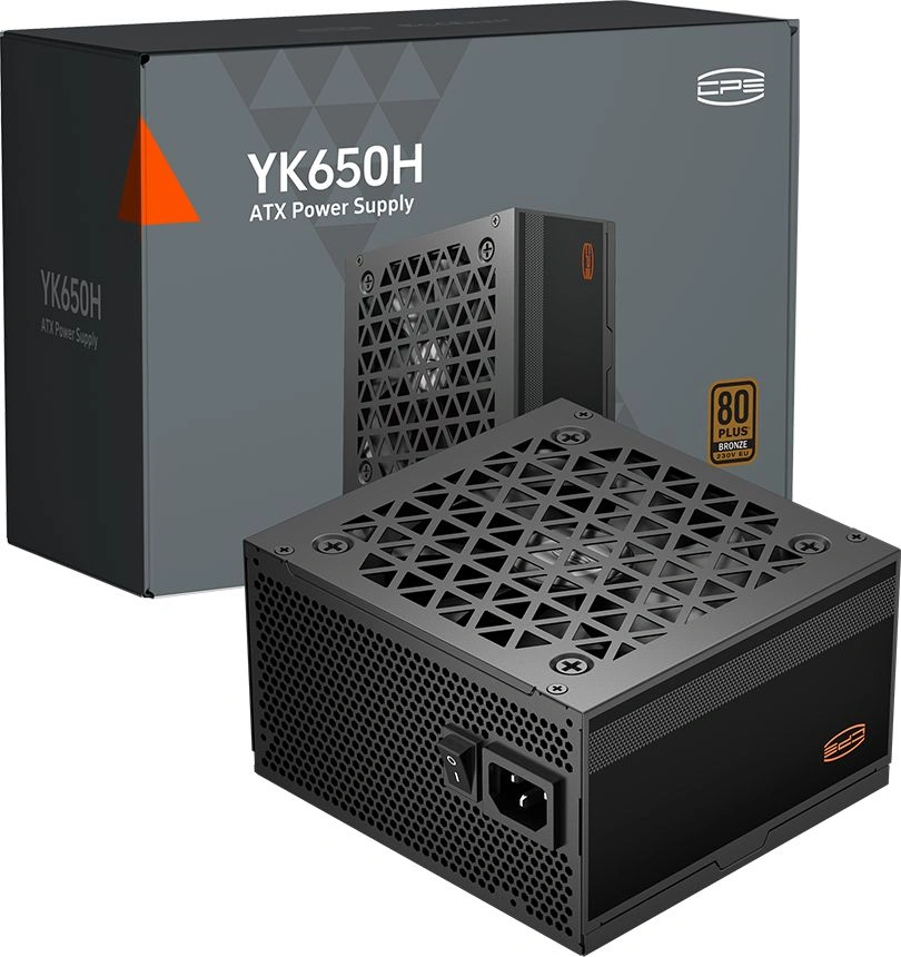 Блок питания PcCooler ATX 650W YK650H 80+ bronze (20+4pin) APFC 135mm fan 6xSATA RTL