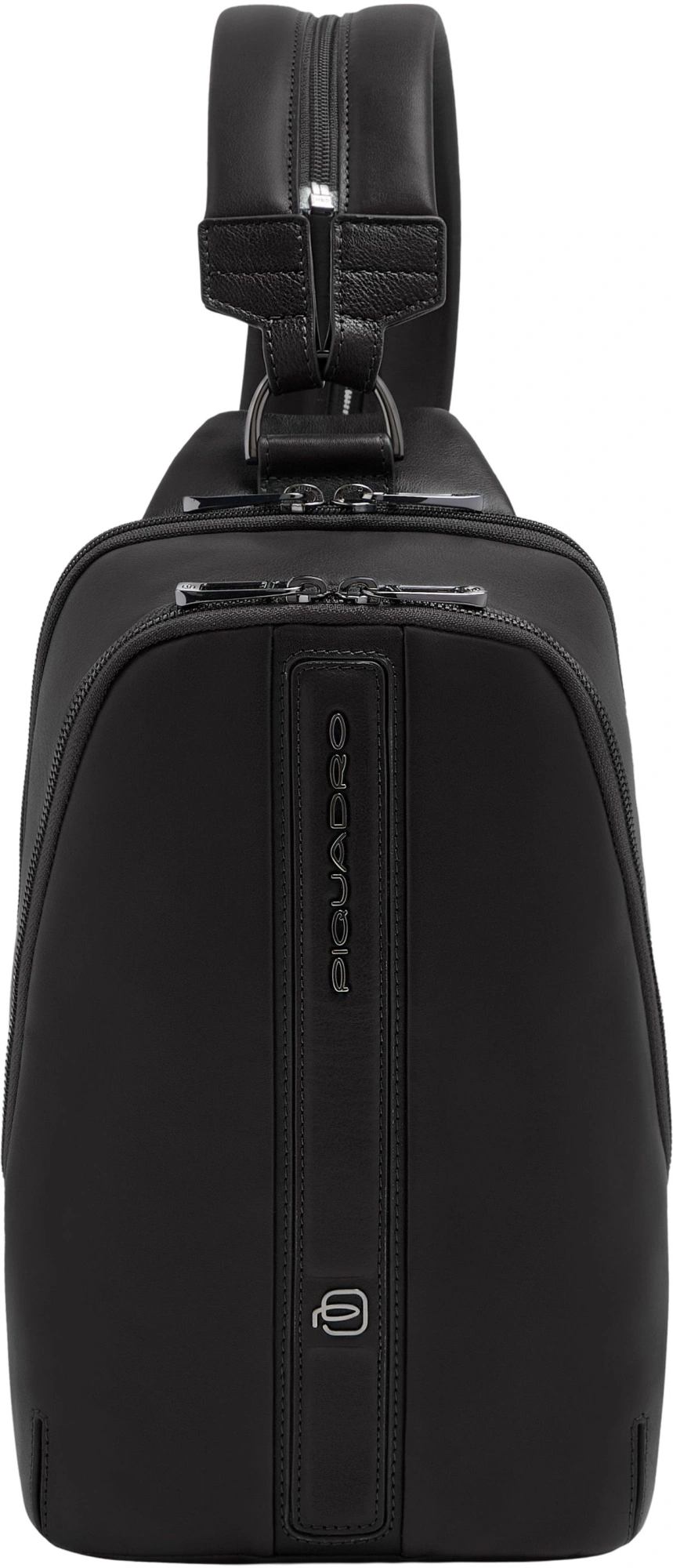Рюкзак слинг мужской Piquadro Victor CA7174W143/N черный натур.кожа