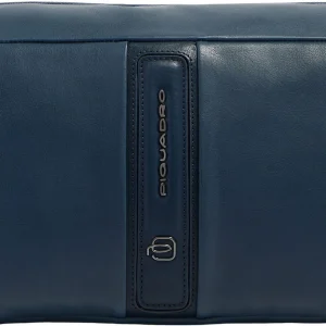Сумка кросс-боди мужская Piquadro Victor CA7176W143/BLU синяя натур.кожа