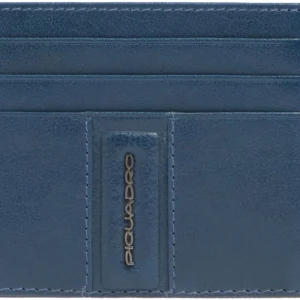 Чехол для кредитных карт Piquadro Victor PP2762W143R/BLU синий натур.кожа
