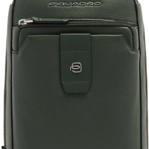 Рюкзак слинг мужской Piquadro Tebe CA7155W144/VE хаки натур.кожа